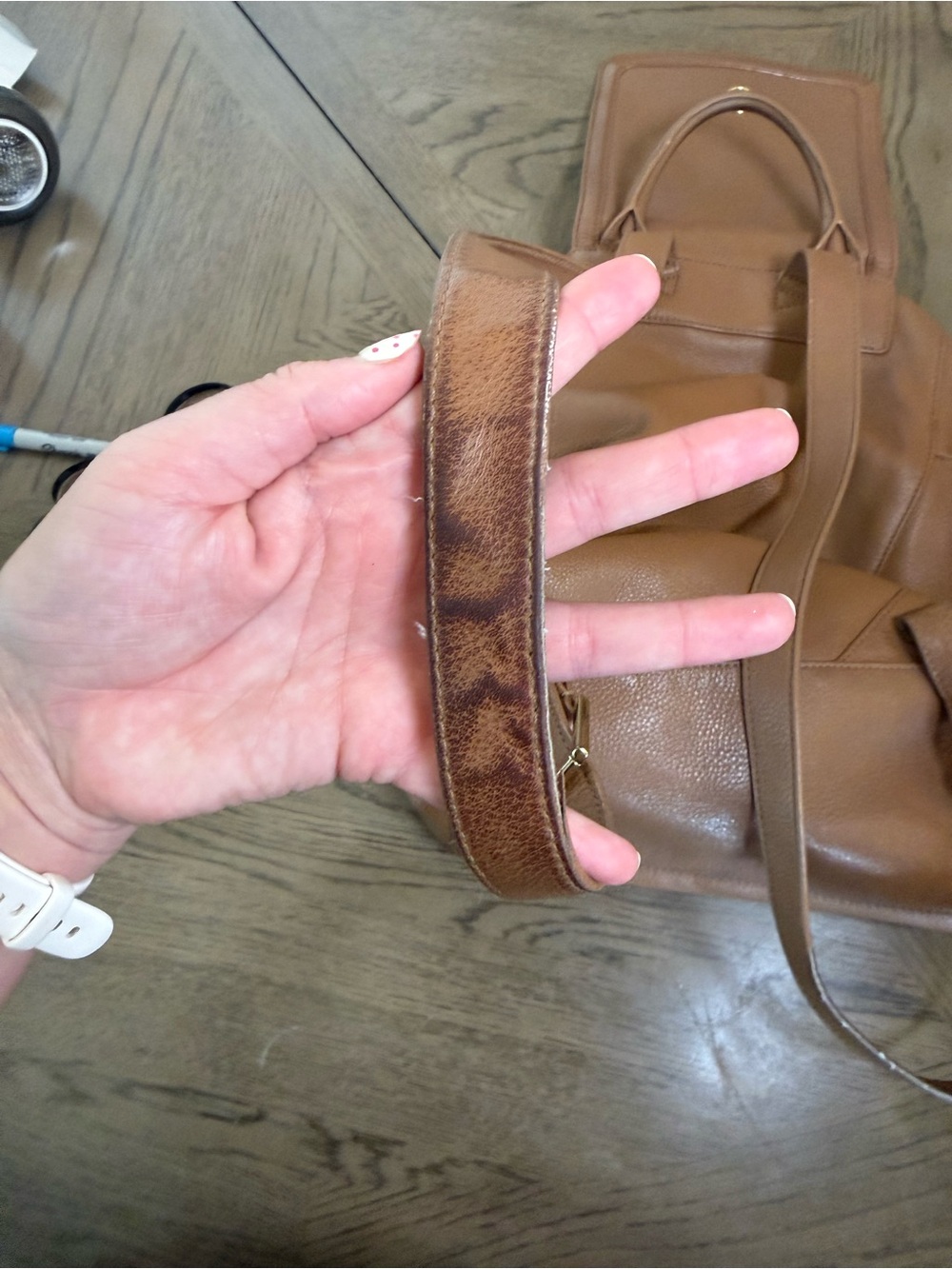 Tory Burch Leather Backpack - Picture 12 of 14